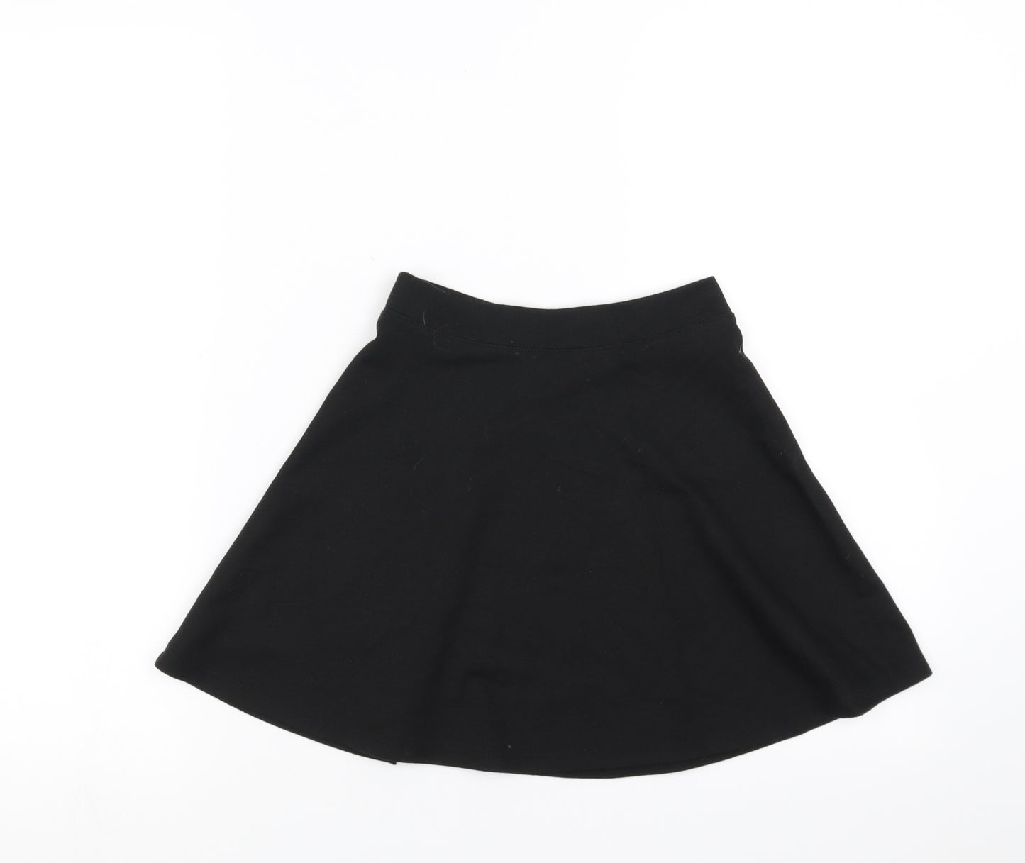 Sainsburys  Girls Black   Skater Skirt Size 8 Years - School