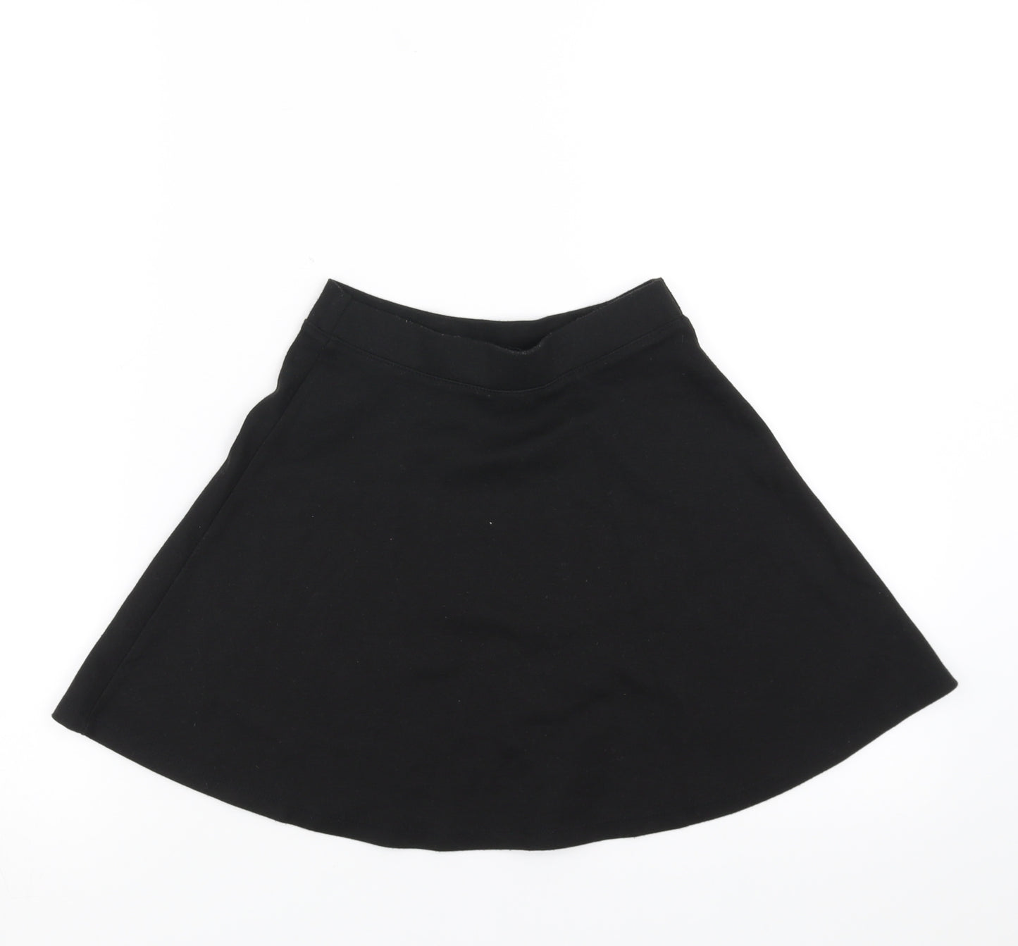 Sainsburys  Girls Black   Skater Skirt Size 8 Years - School