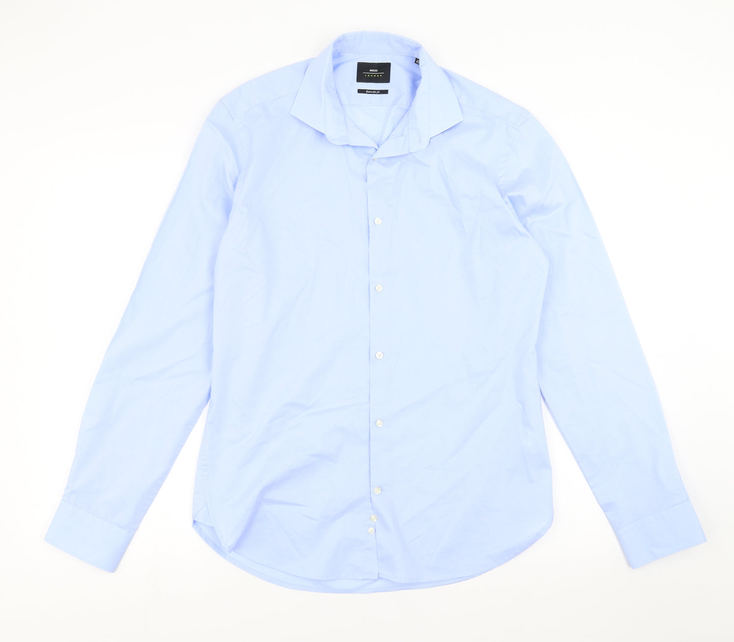 MOSS Mens Blue    Dress Shirt Size 15.5  - extra slim fit
