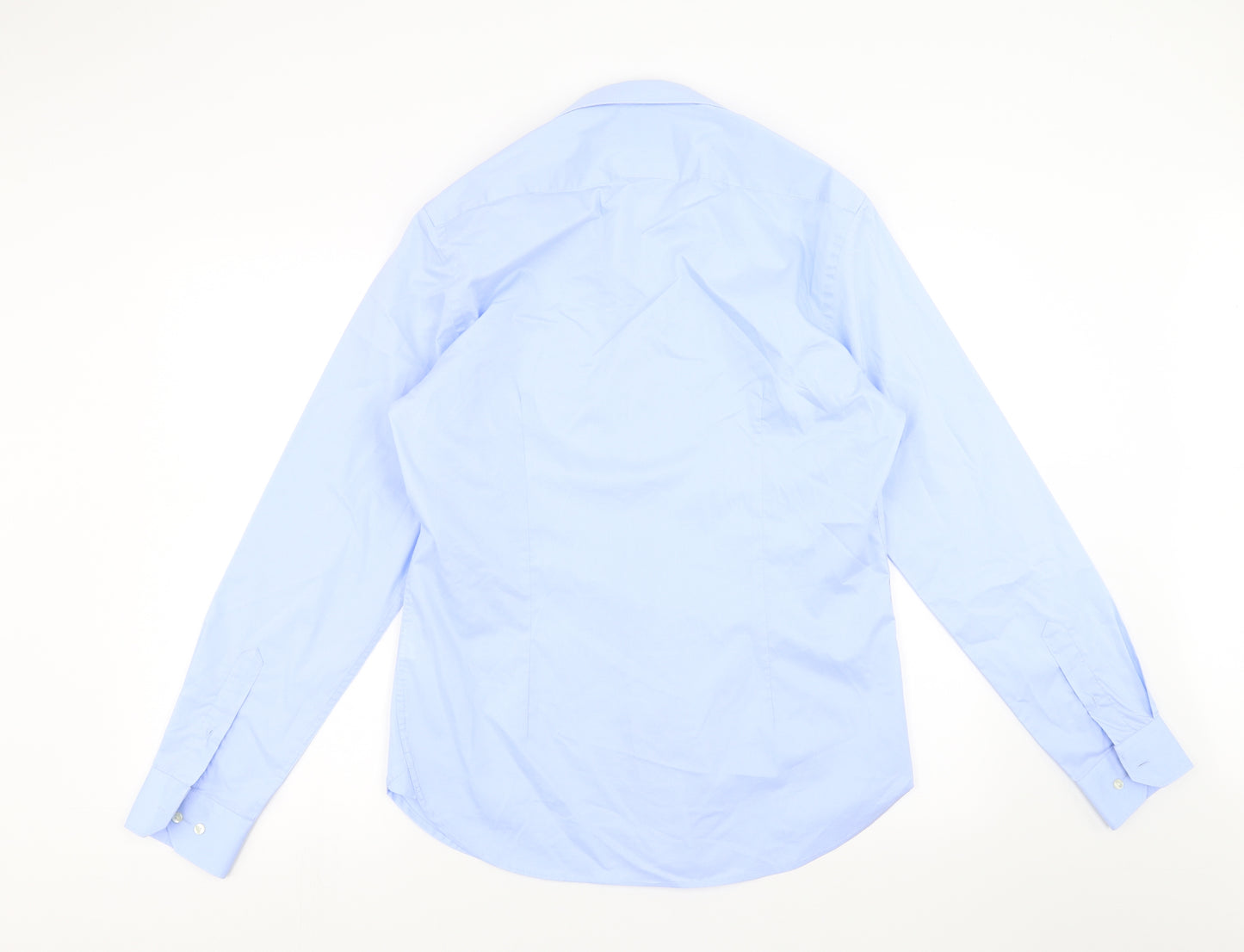 MOSS Mens Blue    Dress Shirt Size 15.5  - extra slim fit