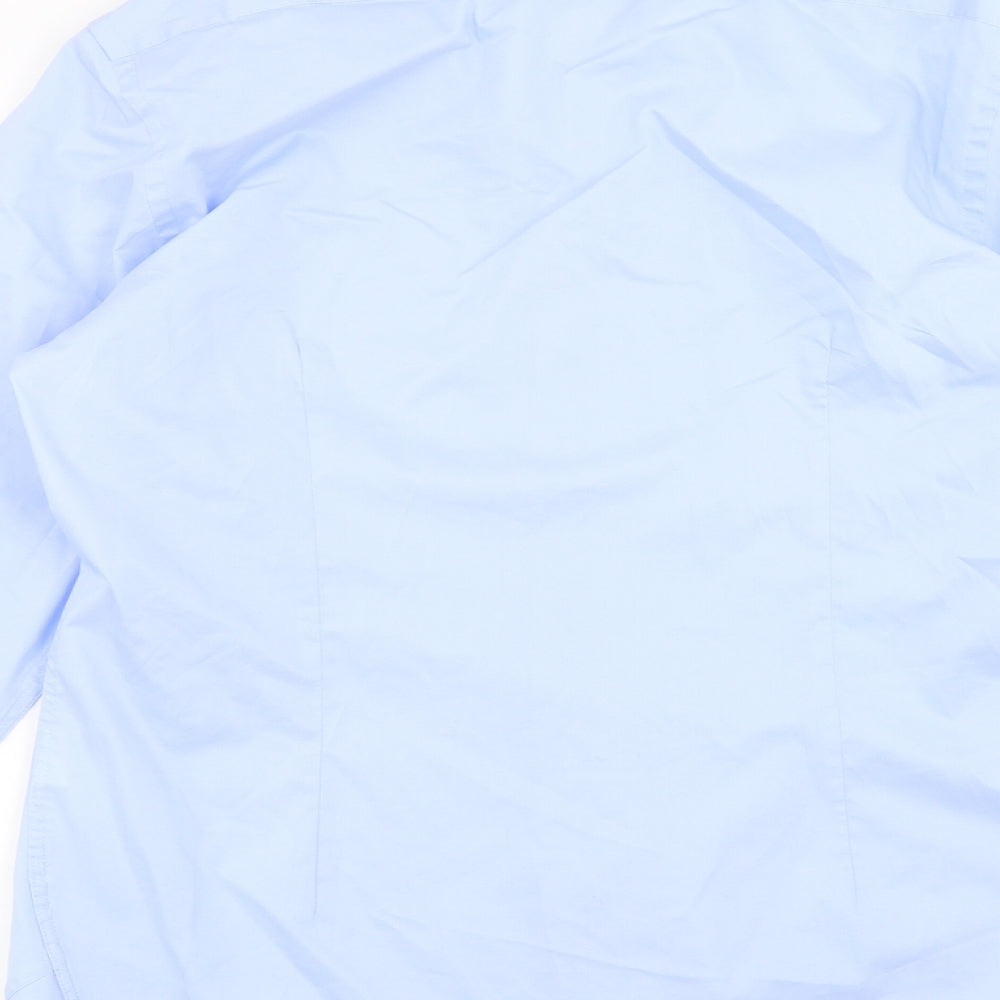 MOSS Mens Blue    Dress Shirt Size 15.5  - extra slim fit