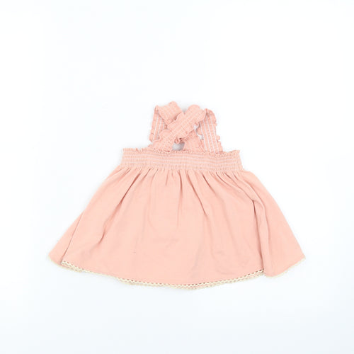 Artisan Girls Pink   Basic Blouse Size 12 Months