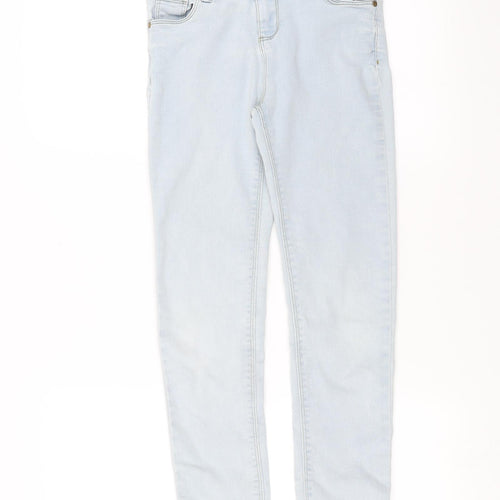 Primark Girls Blue  Denim Skinny Jeans Size 9-10 Years
