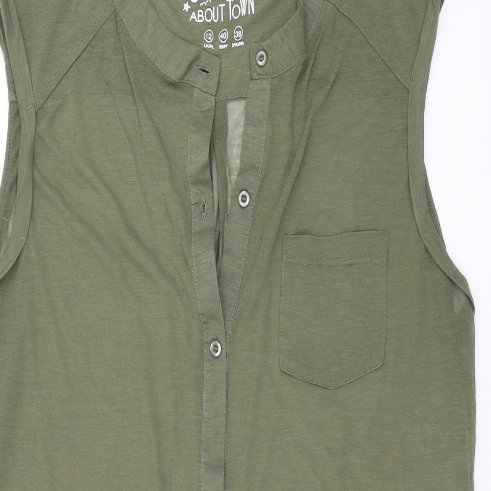 Primark Womens Green   Basic Blouse Size 12