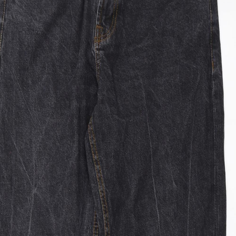 Debenhams Mens Grey  Denim Straight Jeans Size 34 in L31 in