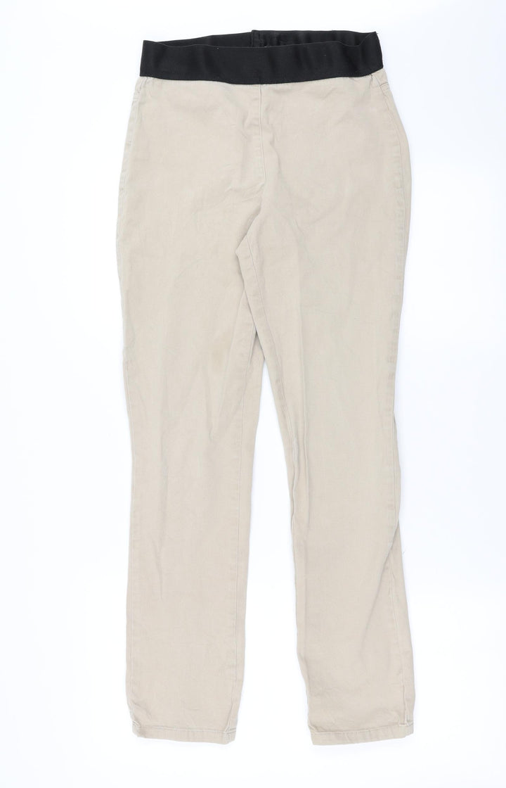 Damart Womens Beige Denim Jegging Jeans Size 10 L28 in