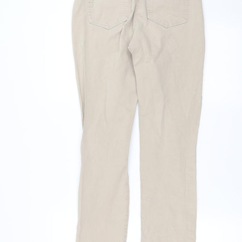 Damart Womens Beige  Denim Jegging Jeans Size 10 L28 in