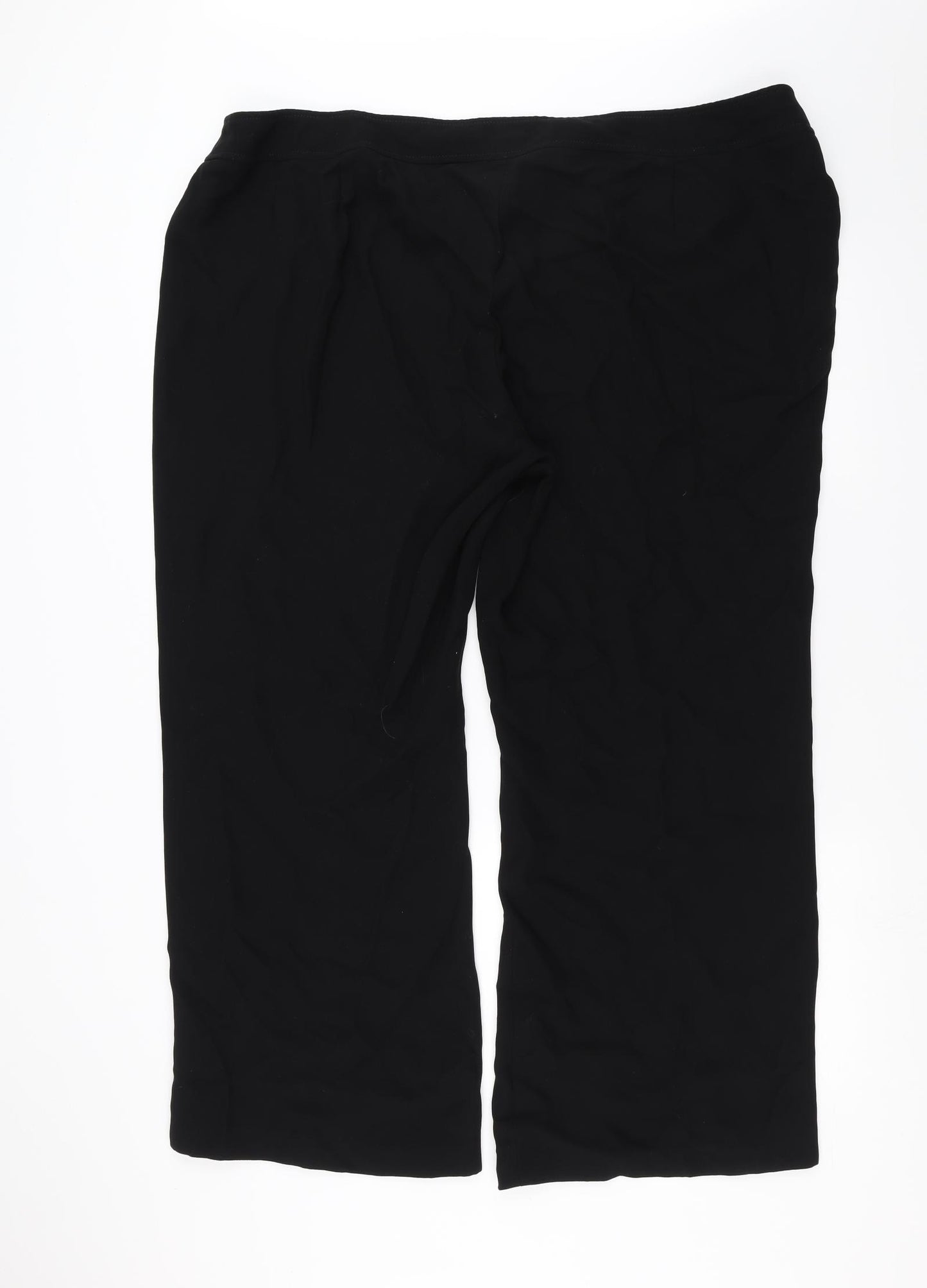 essence Womens Black   Trousers  Size 26 L29 in