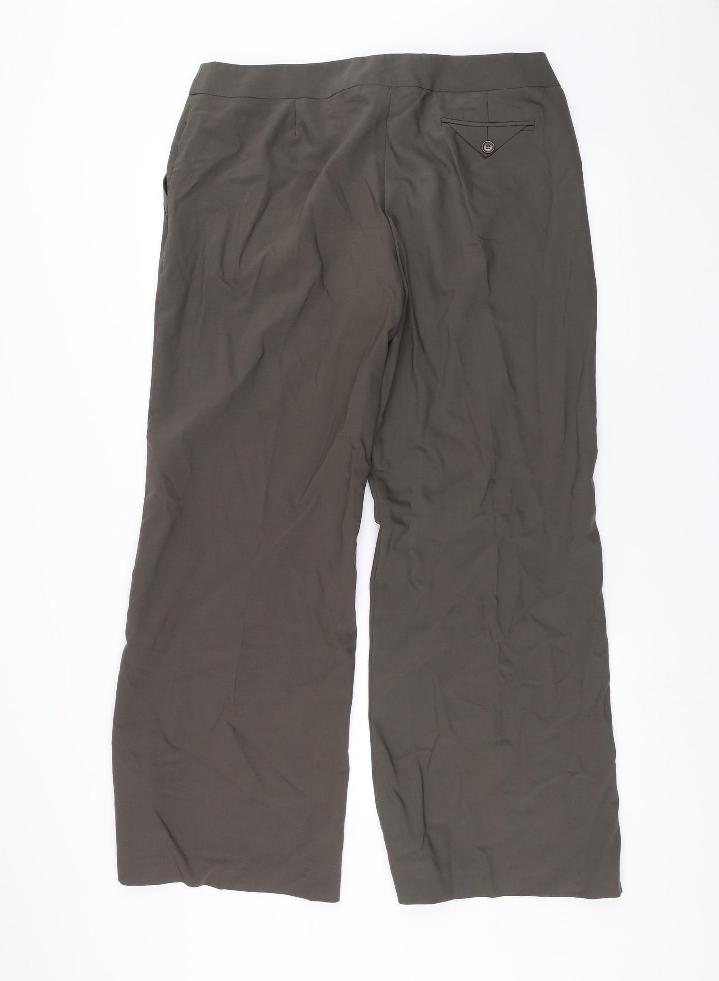 Marks and Spencer Womens Green   Trousers  Size 16 L30 in