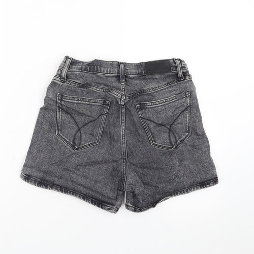 Calvin Klein Jeans Womens Grey  Denim Hot Pants Shorts Size 27 in