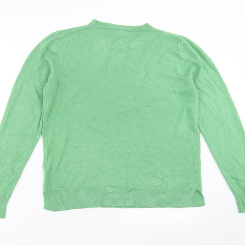 Marks and Spencer Womens Green   Pullover Jumper Size 14