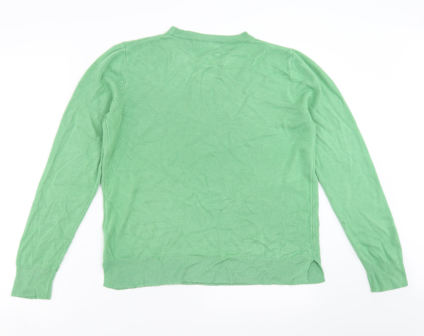 Marks and Spencer Womens Green   Pullover Jumper Size 14