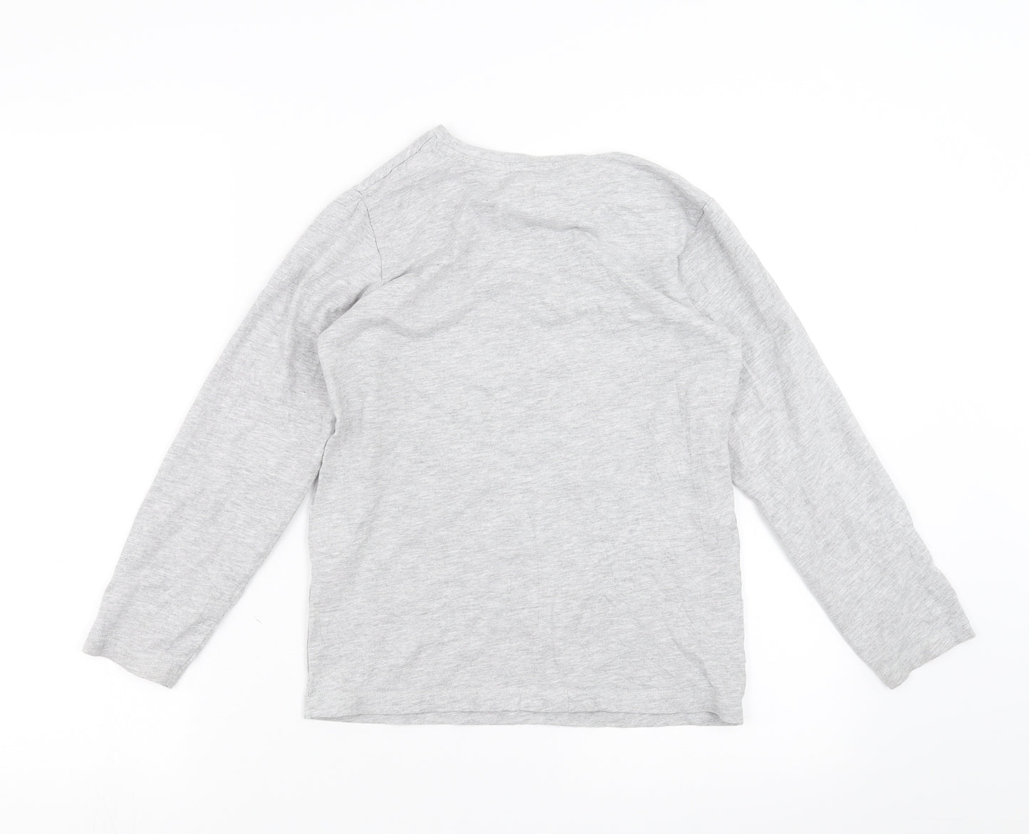 Matalan Boys Grey   Basic T-Shirt Size 10 Years