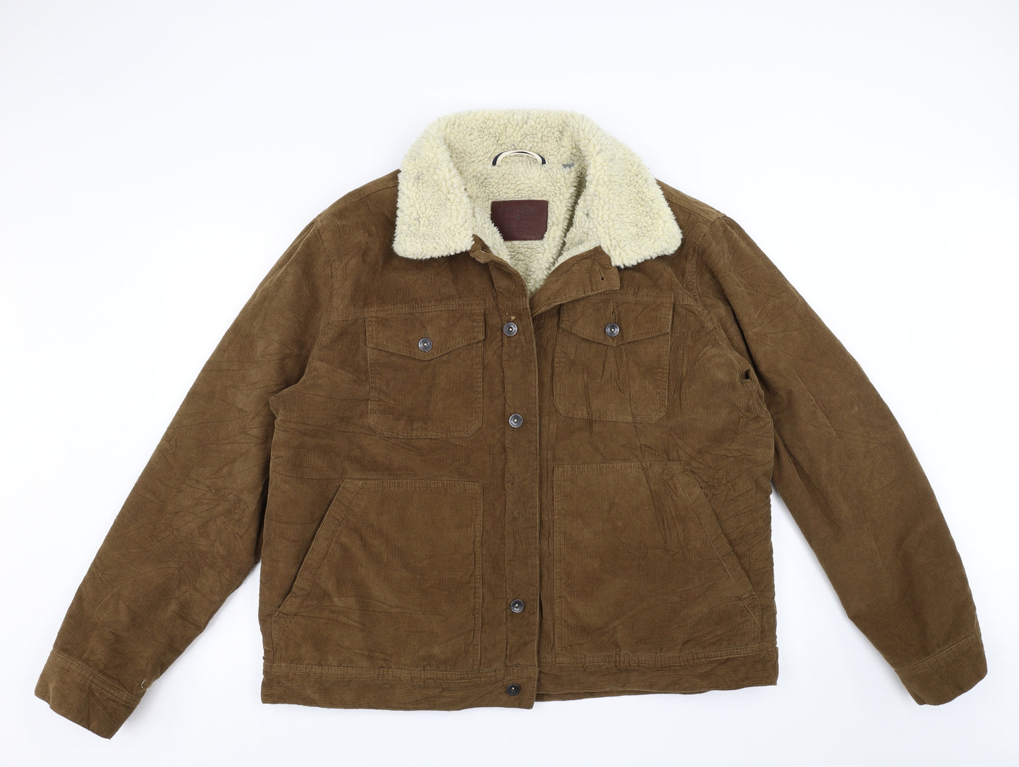 Eighty Four Mens Brown  Corduroy Jacket  Size 3XL