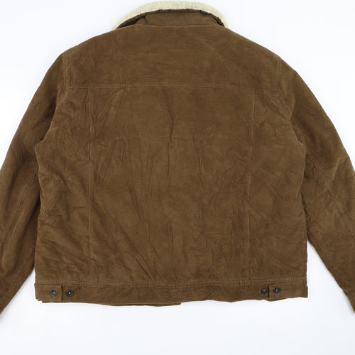 Eighty Four Mens Brown  Corduroy Jacket  Size 3XL