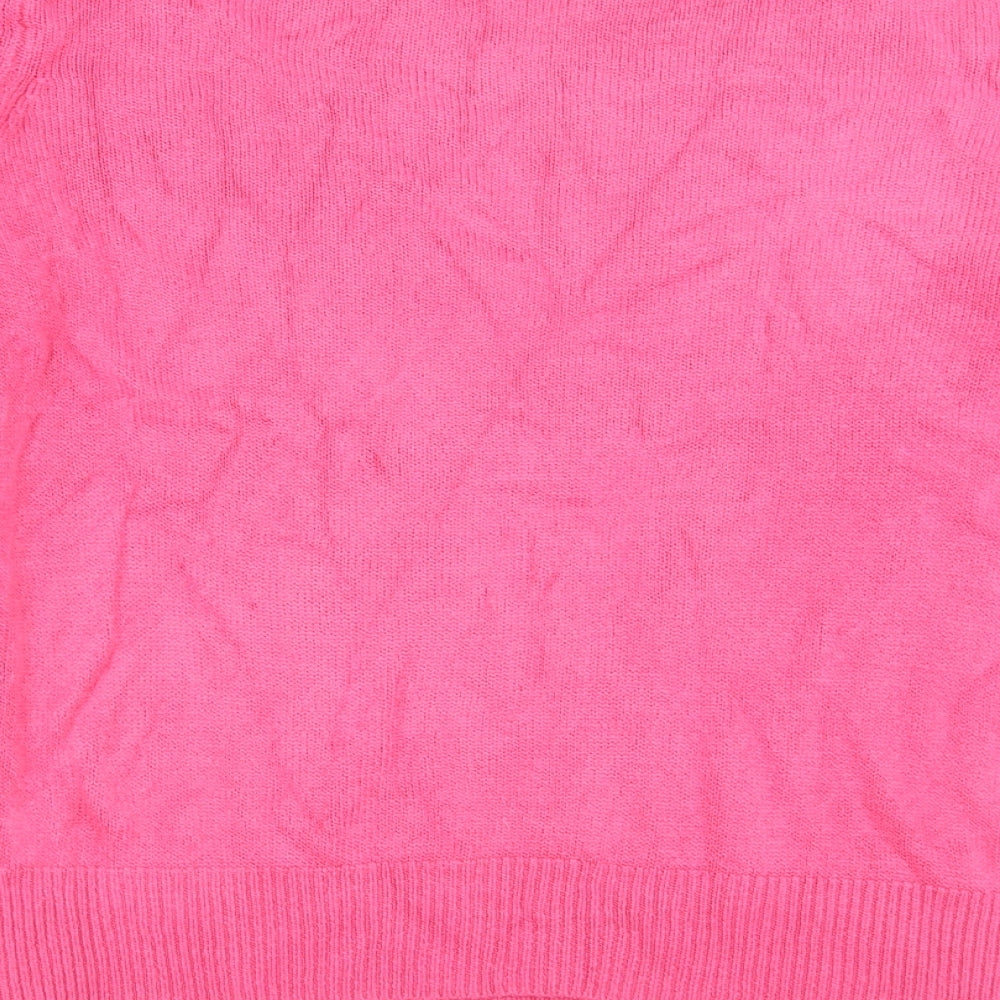 Love knitwear Womens Pink   Pullover Jumper Size 16