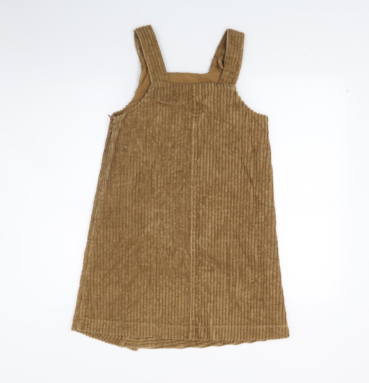 Zara Girls Brown  Corduroy Pinafore/Dungaree Dress  Size 13 Years