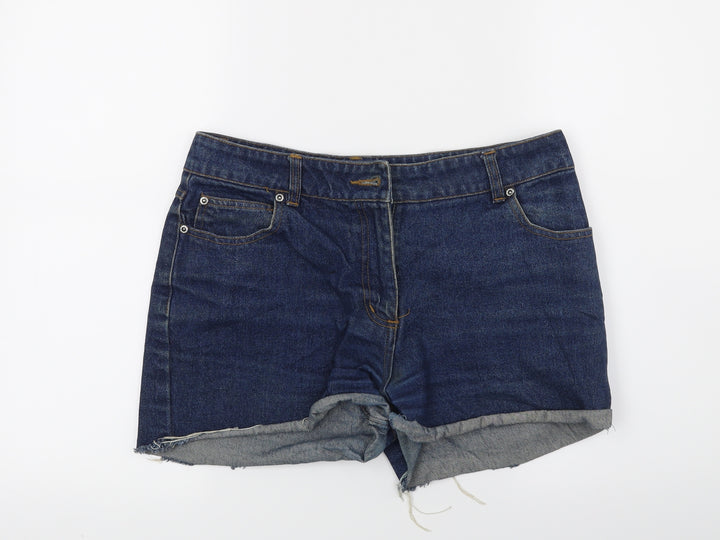 Brooker Womens Blue Denim Cut-Off Shorts Size 10