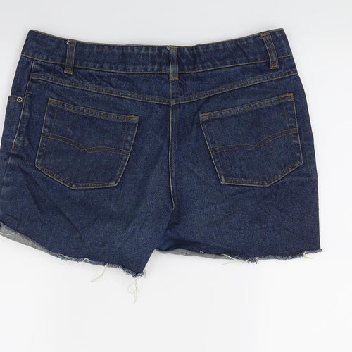 Brooker Womens Blue  Denim Cut-Off Shorts Size 10
