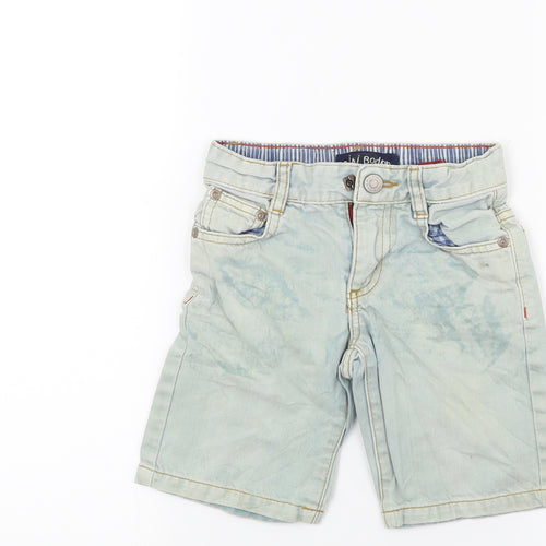 mini bowden Boys Blue  Denim Chino Shorts Size 4 Years