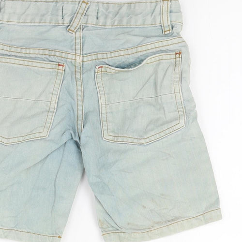 mini bowden Boys Blue  Denim Chino Shorts Size 4 Years