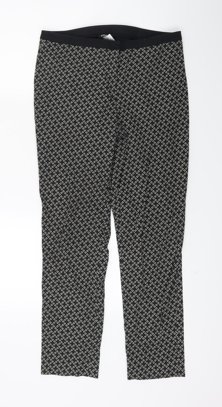 Roman Womens Black Jegging Trousers Size 10 L25 in