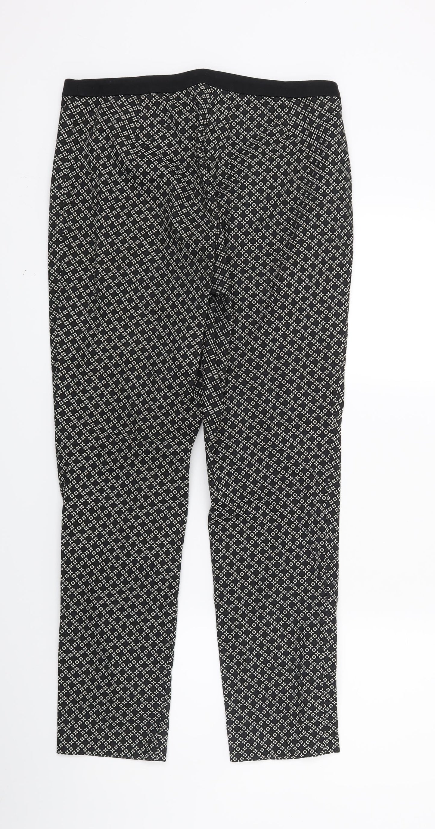 Roman Womens Black   Jegging Trousers Size 10 L25 in
