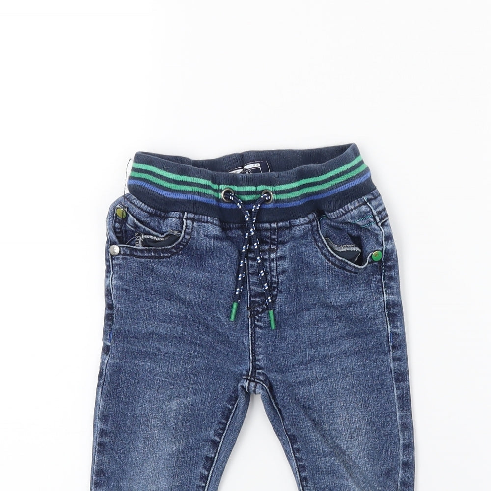 NEXT Boys Blue  Denim Skinny Jeans Size 2 Years - Crocodile
