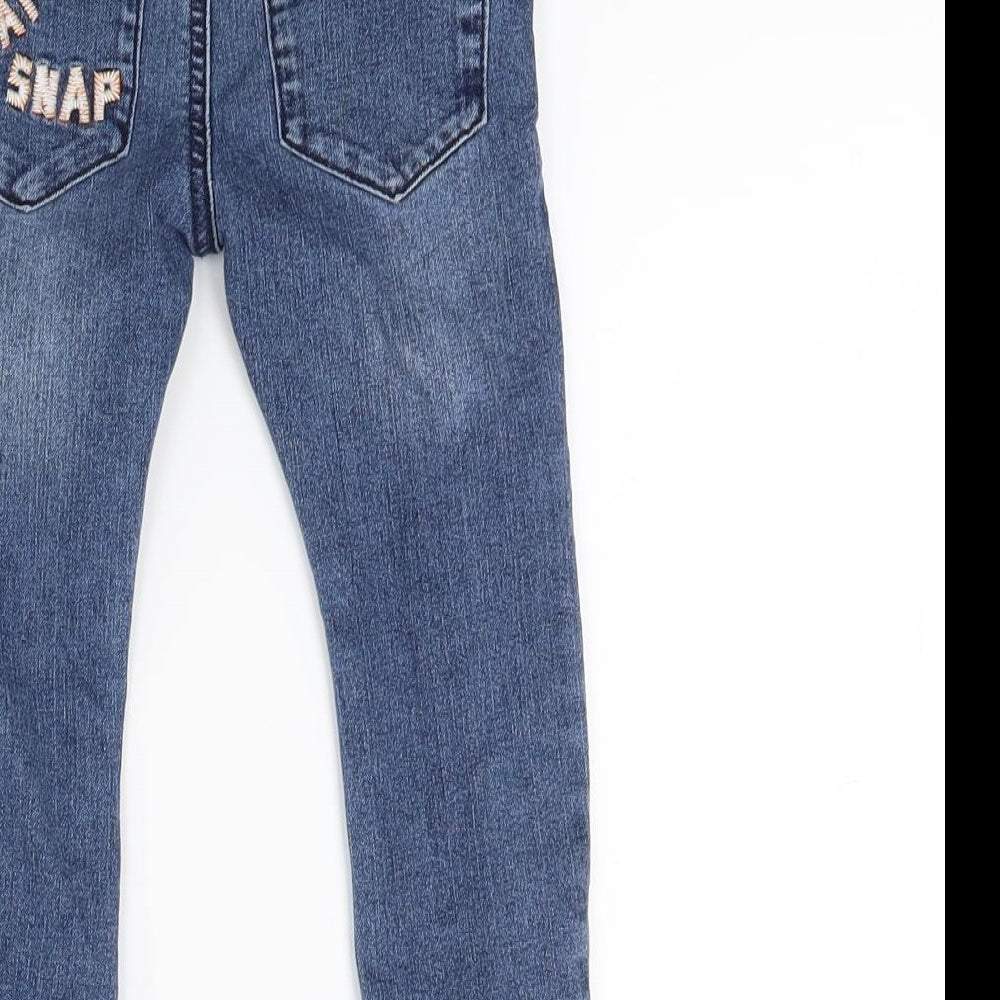 NEXT Boys Blue  Denim Skinny Jeans Size 2 Years - Crocodile