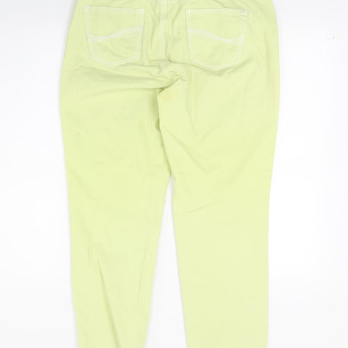 Roner Womens Yellow  Denim Tapered Jeans Size 12 L24 in