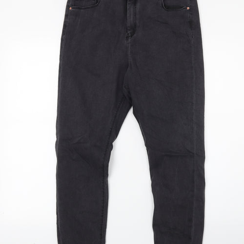 ASOS Womens Black  Denim Skinny Jeans Size 32 L25 in