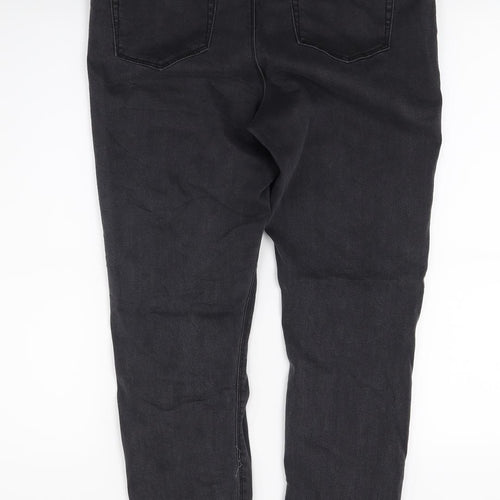 ASOS Womens Black  Denim Skinny Jeans Size 32 L25 in