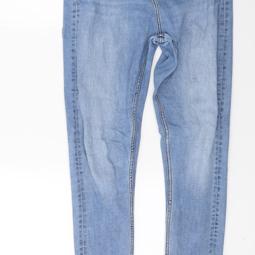 Marks  Womens Blue  Denim Skinny Jeans Size 12 L26 in