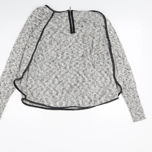 Warehouser Womens Grey  Knit Pullover Jumper Size 14