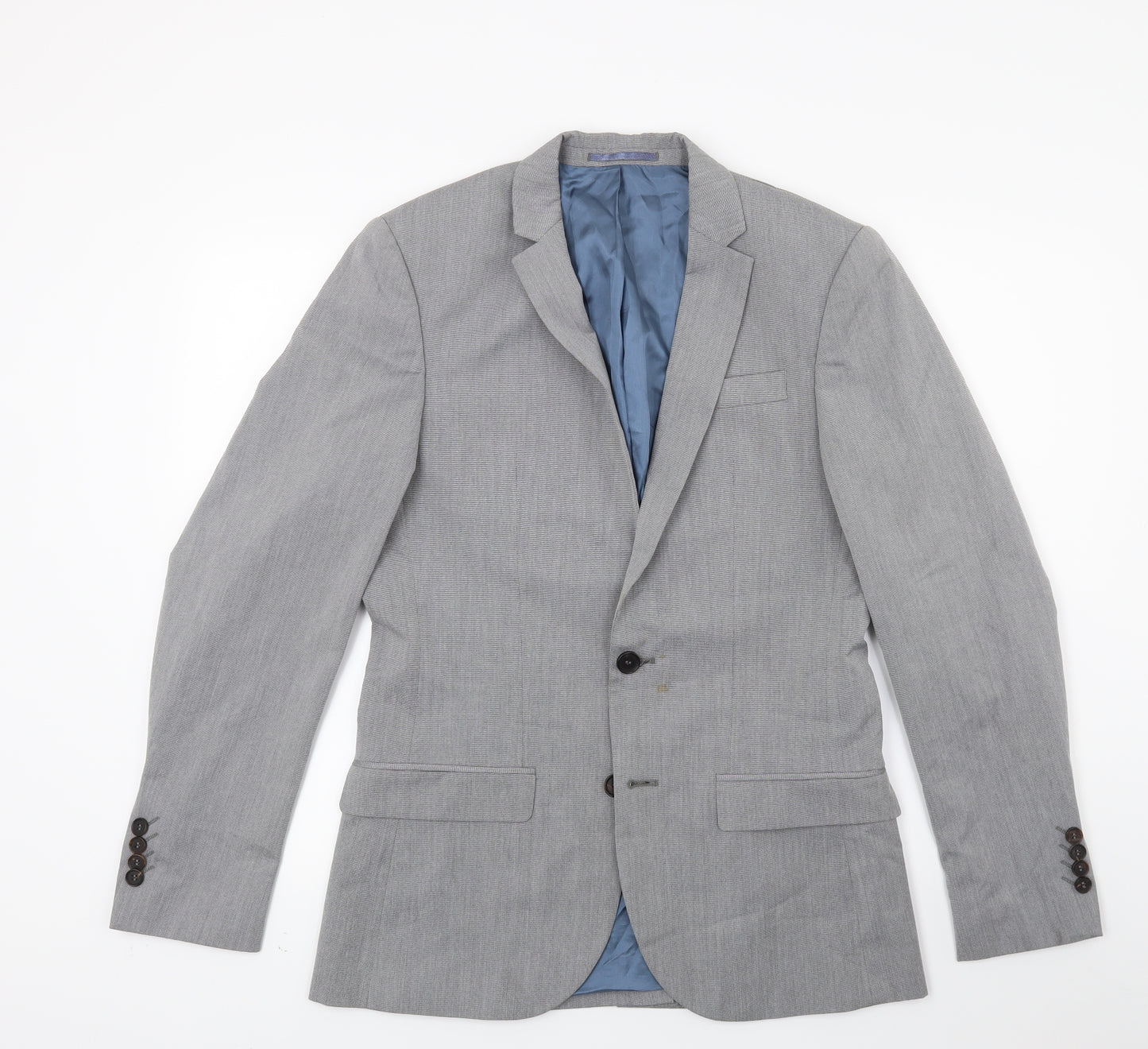 River Island Mens Grey   Jacket Blazer Size 36