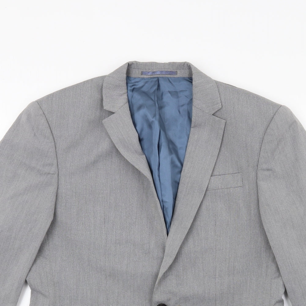 River Island Mens Grey   Jacket Blazer Size 36