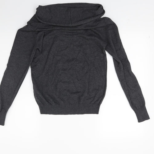 Anthony Morato Womens Grey  Knit Pullover Jumper Size L