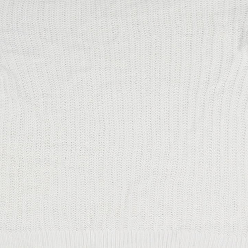 TU Womens White  Knit Pullover Jumper Size 14