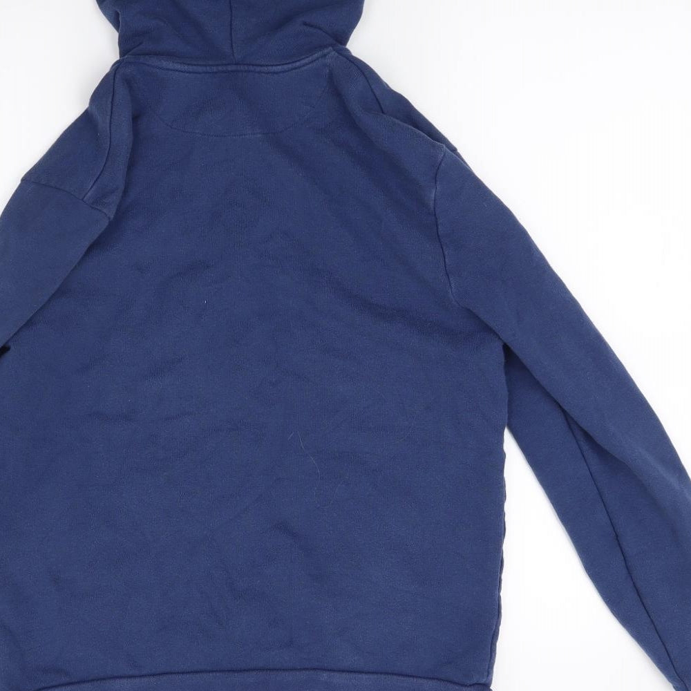 Topman Mens Blue   Full Zip Hoodie Size XS