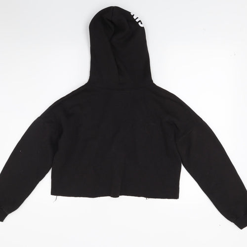 New Look Girls Black   Pullover Hoodie Size 12-13 Years  - Detroit USA