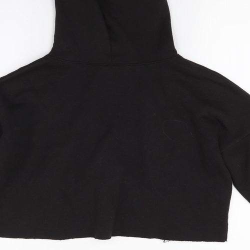 New Look Girls Black   Pullover Hoodie Size 12-13 Years  - Detroit USA