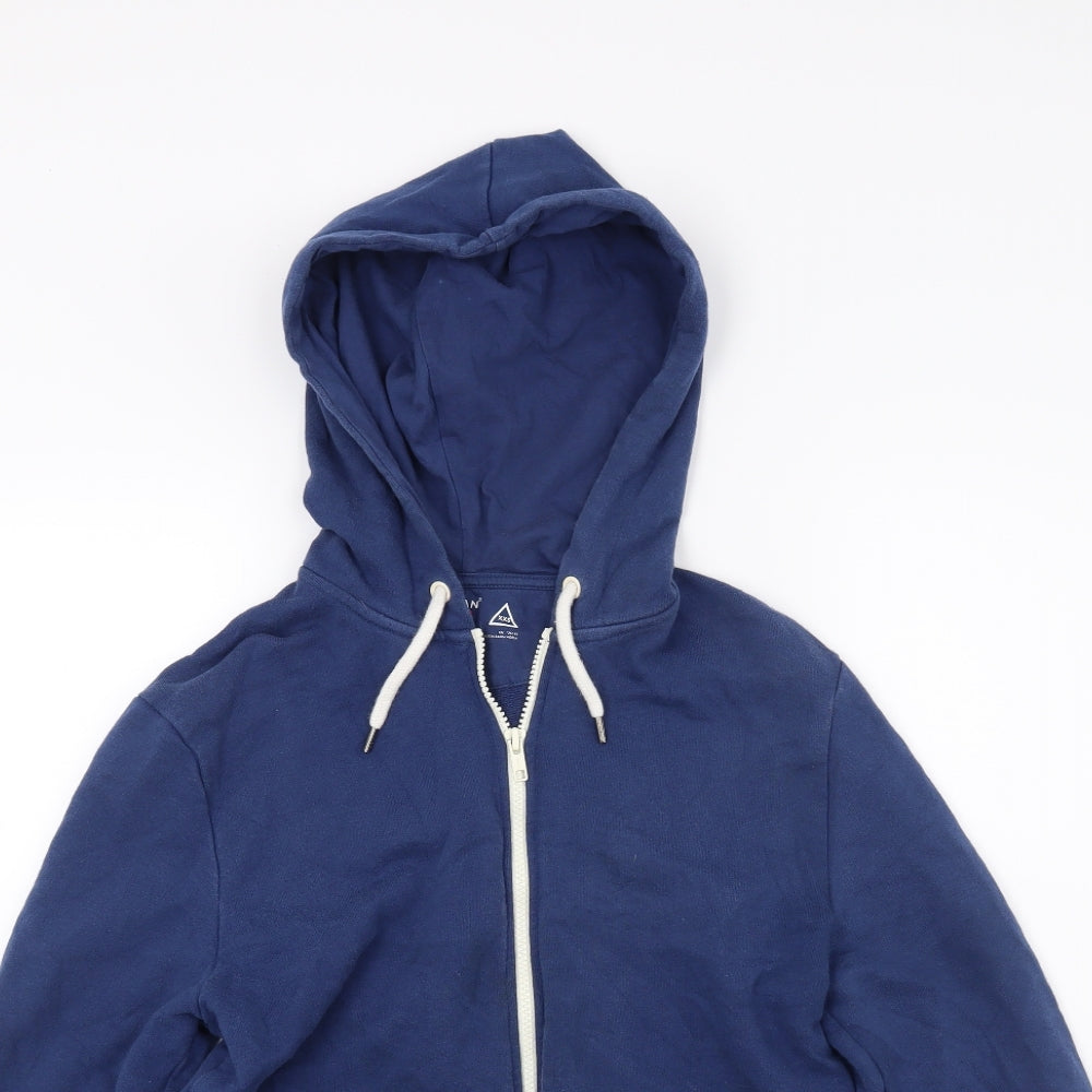 Topman Mens Blue   Full Zip Hoodie Size XS