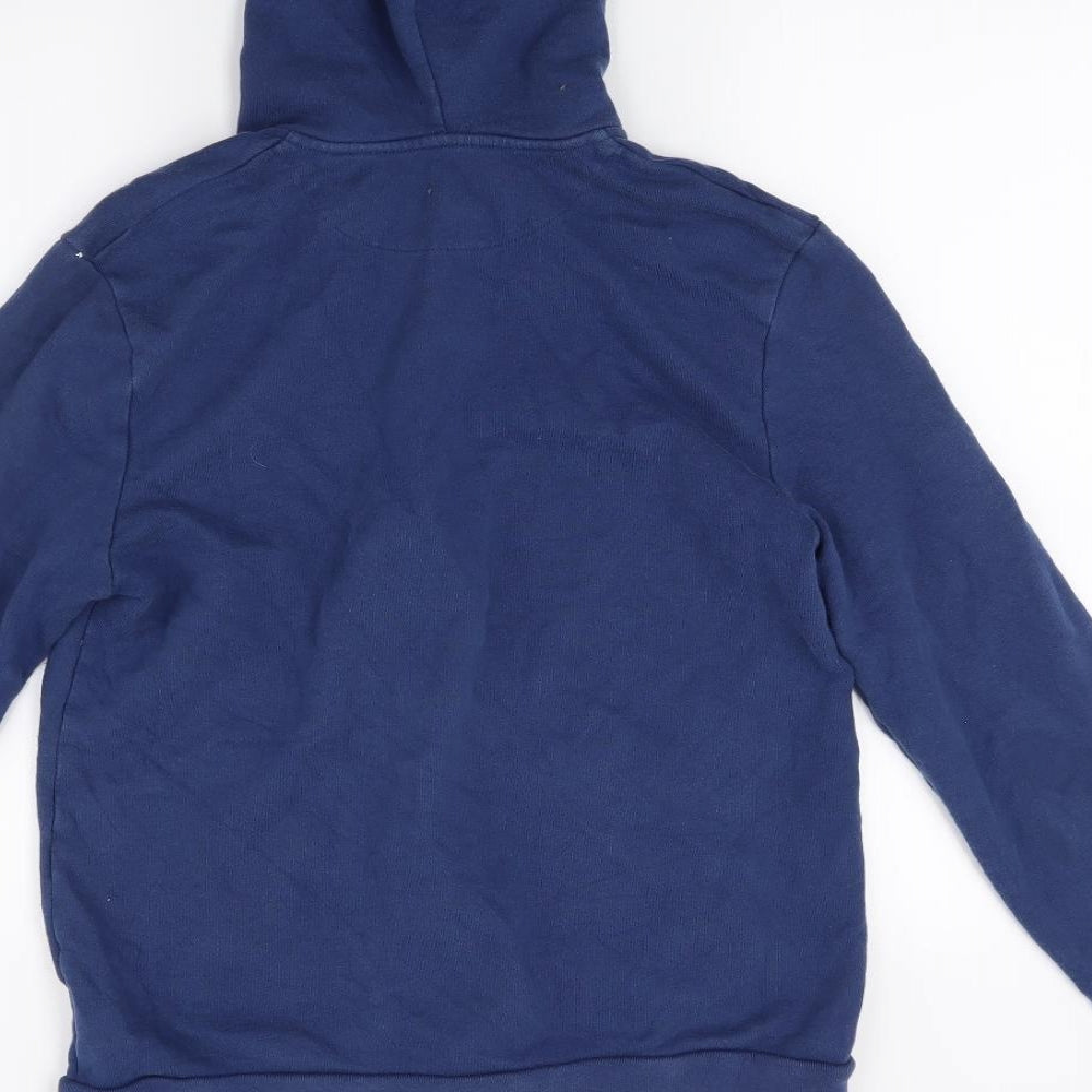 Topman Mens Blue   Full Zip Hoodie Size XS