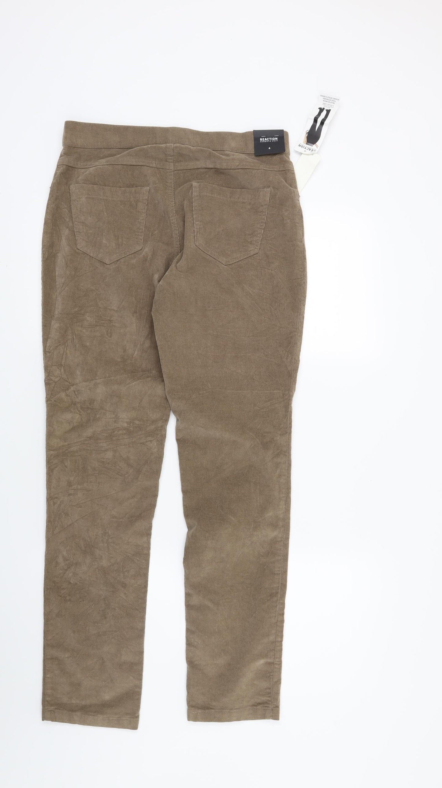 Kenneth Cole Womens Brown  Corduroy Jegging Jeans Size L L28 in