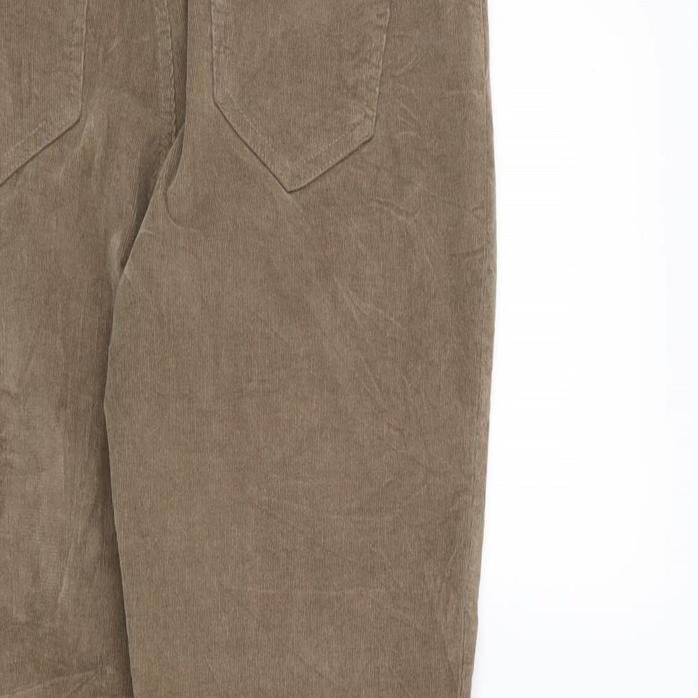 Kenneth Cole Womens Brown  Corduroy Jegging Jeans Size L L28 in