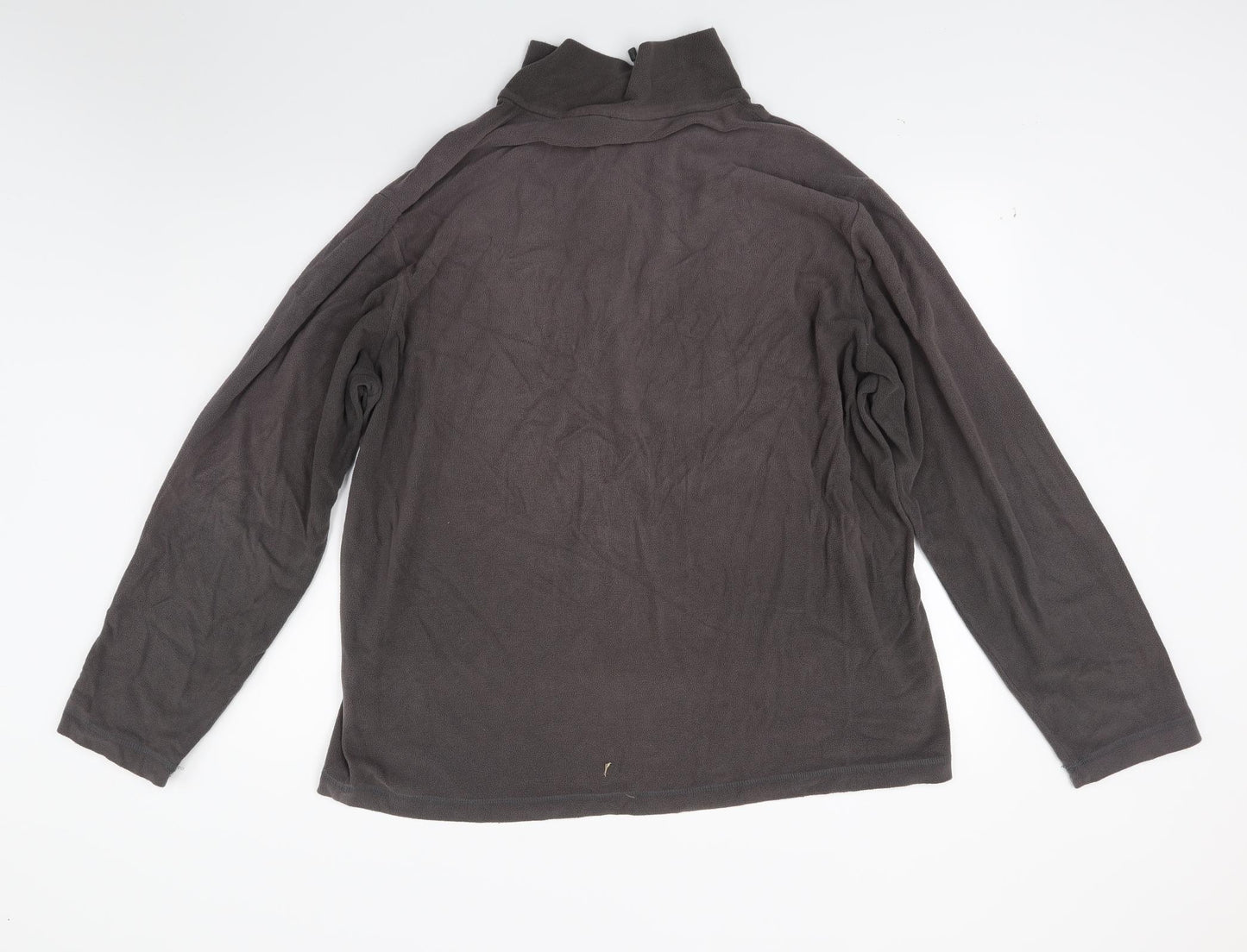 Gelet Mens Brown  Fleece Jacket Coat Size 2XL