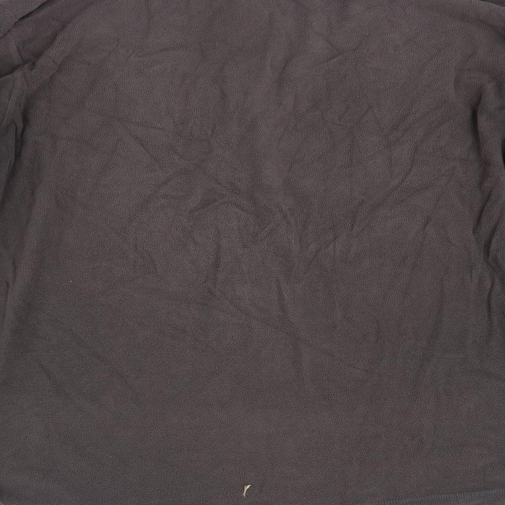 Gelet Mens Brown  Fleece Jacket Coat Size 2XL