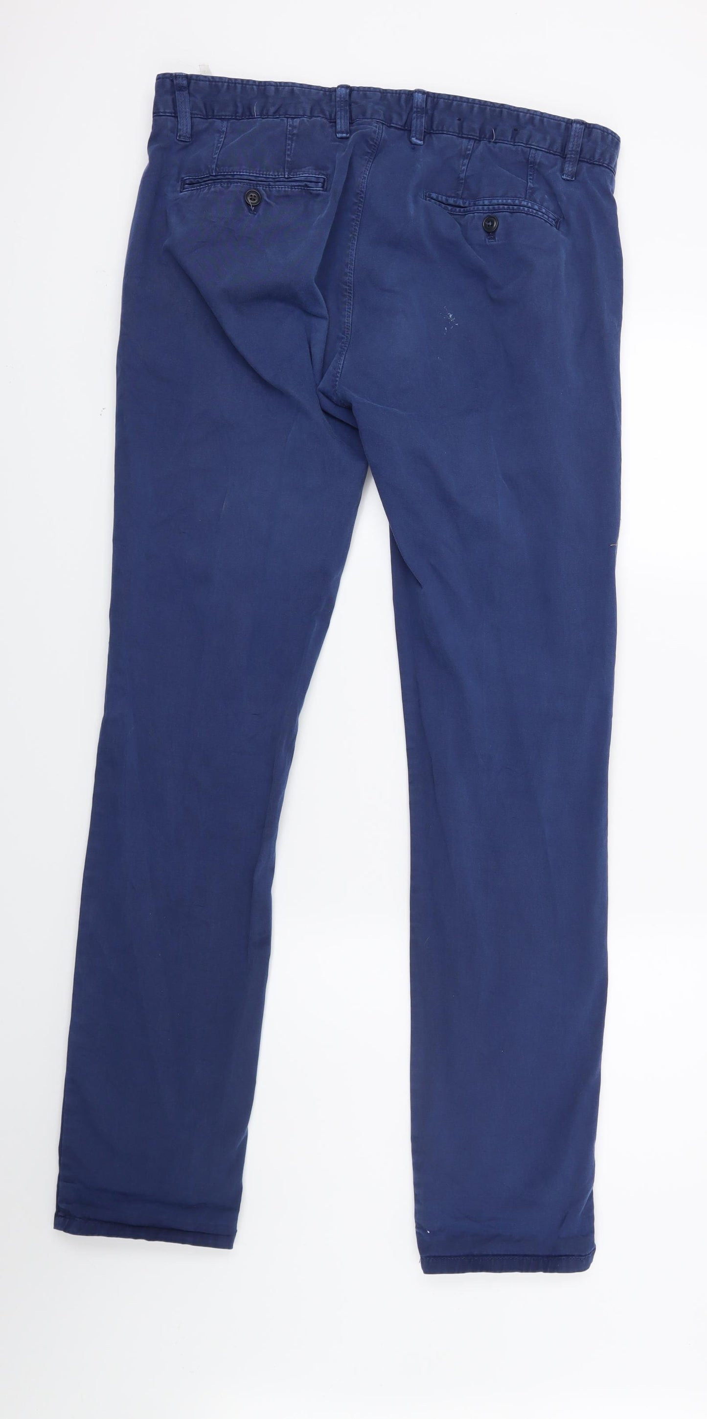Zara Mens Blue   Chino Trousers Size 30 L31 in