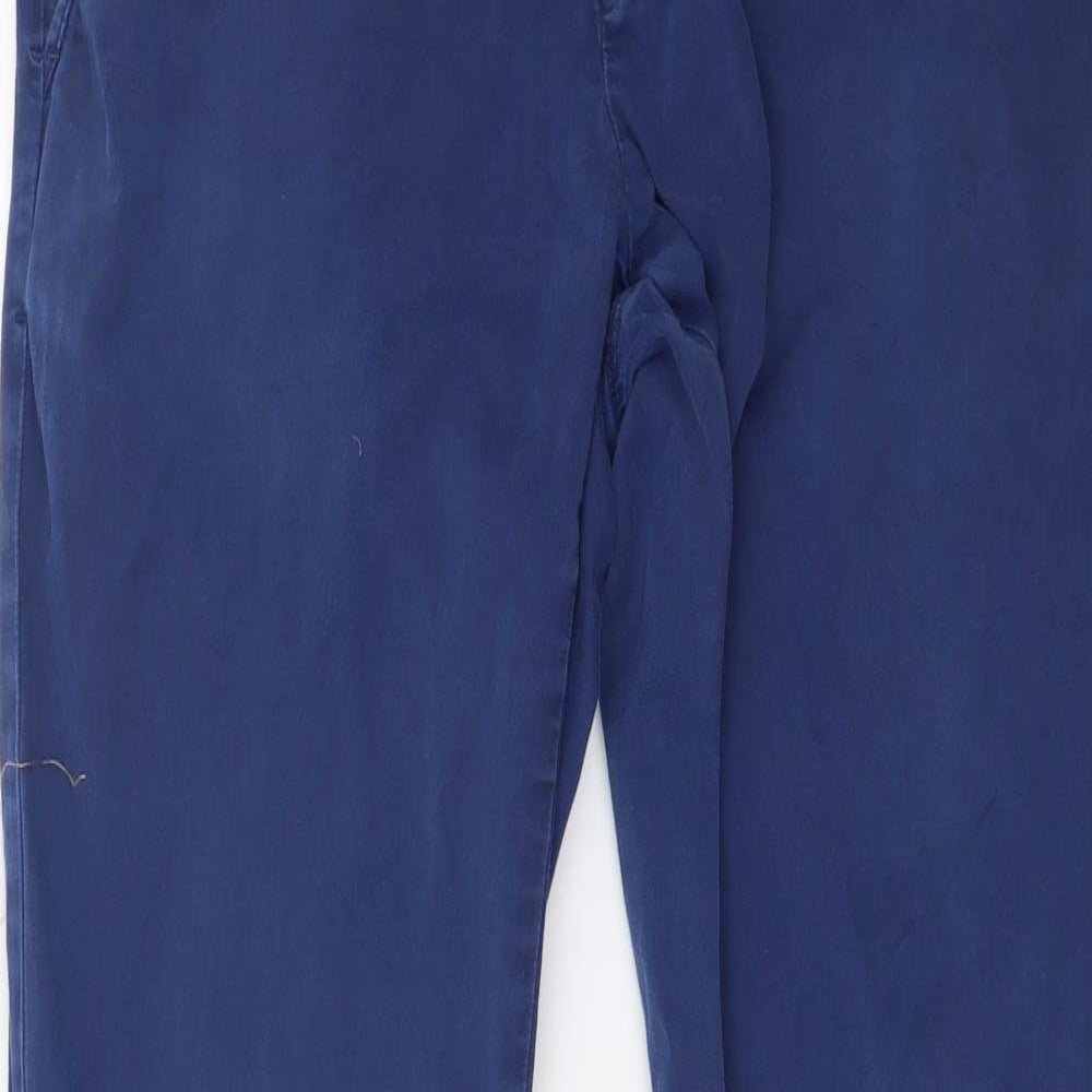 Zara Mens Blue   Chino Trousers Size 30 L31 in