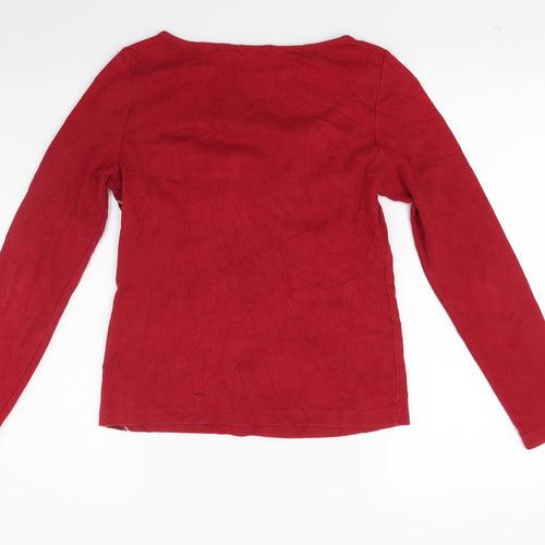 Marks and Spencer Womens Red   Pullover Jumper Size 12